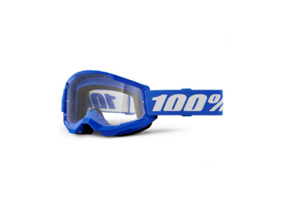100% Strata 2 Goggle Blue / Clear Lens