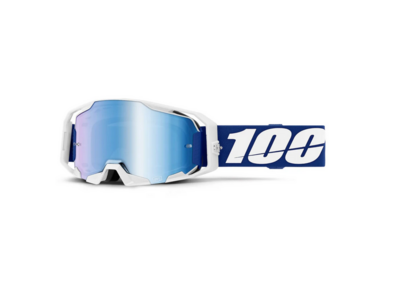100% ARmatic MTB Goggles / Blue - Mirror Blue Lens