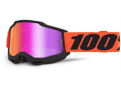 100% 100% Accuri 2 Goggles Ferran/Mirror Dark Red Lens