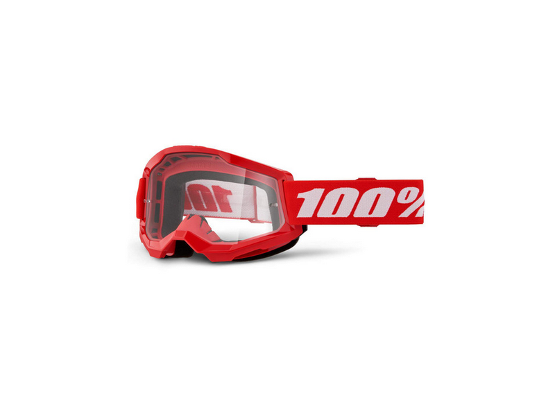 100% 100% Strata 2 Goggles Red/Clear click to zoom image