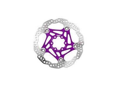 Hope Floating 6-Bolt Rotor 220mm  Purple  click to zoom image