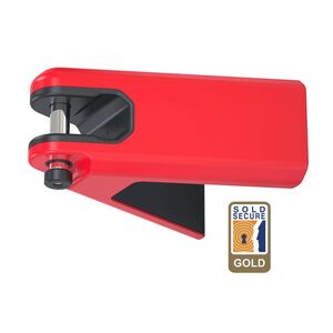 Hiplok Airlok Wall Mounted Lock/Hanger  RED  click to zoom image