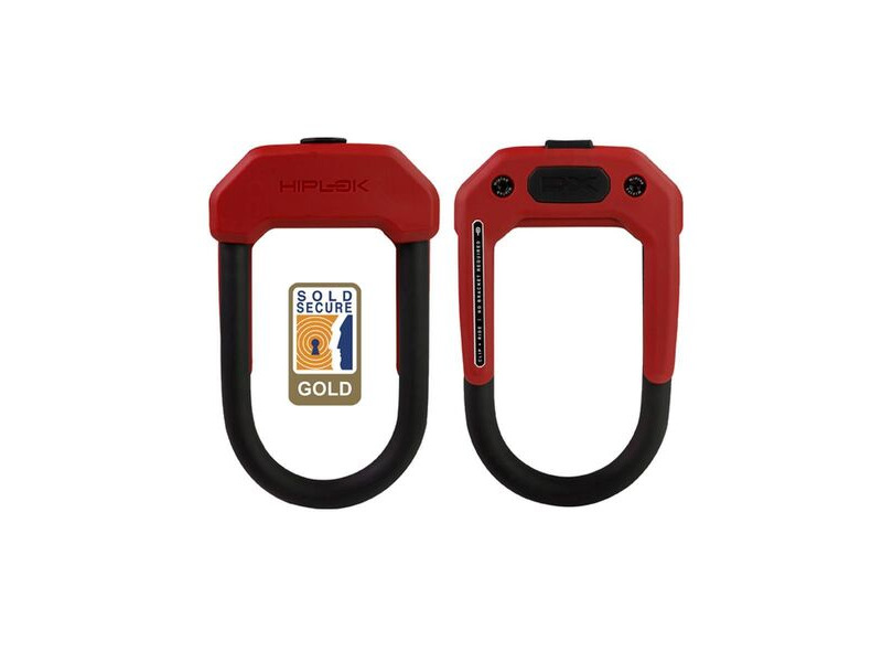 Hiplok Dx D Lock 14mm X 15 X 8.5cm Hardened Steel (Gold Sold Secure) click to zoom image