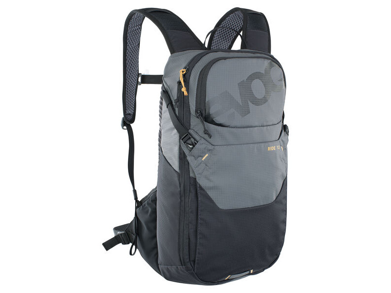 EVOC Ride Performance Backpack 12l + 2l Bladder Carbon Grey/Black 12 Litre click to zoom image