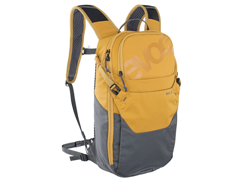 EVOC Ride Performance Backpack 8l + 2l Bladder Loam/Carbon Grey 8 Litre click to zoom image