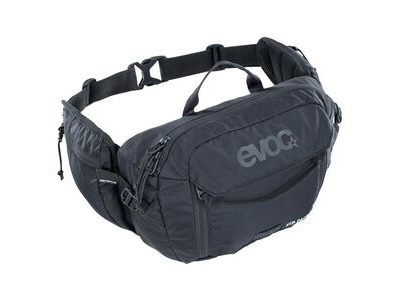 EVOC Hip Pack Hydration Pack 3l + 1.5l Bladder 2025: Black 2025 One Size