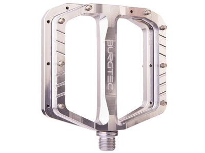 Burgtec Penthouse Flat Mk5 Pedal  Rhodium Silver  click to zoom image