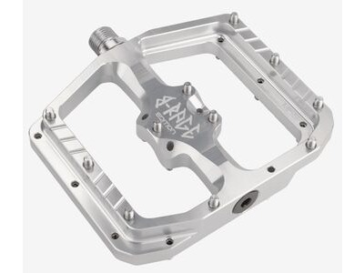 Burgtec Penthouse Flat Mk5 B-Rage Edition Pedals  Rhodium Silver  click to zoom image