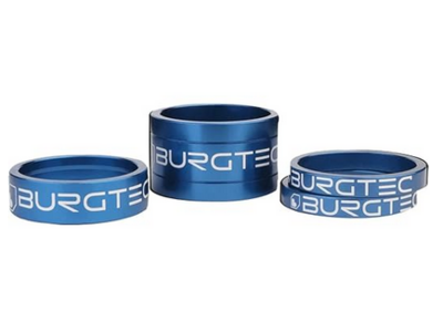 Burgtec Stem Spacer Kit  Deep Blue  click to zoom image