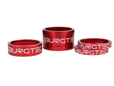 Burgtec Stem Spacer Kit  Race Red  click to zoom image