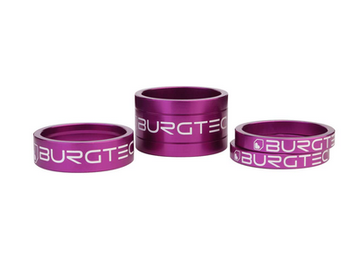 Burgtec Stem Spacer Kit  Purple Rain  click to zoom image