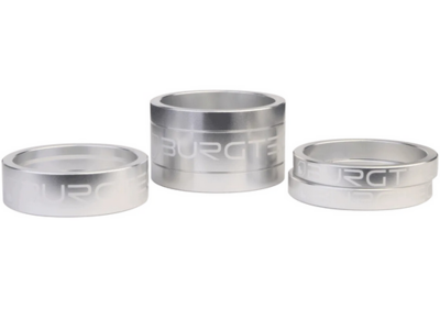 Burgtec Stem Spacer Kit  Rhodium Silver  click to zoom image