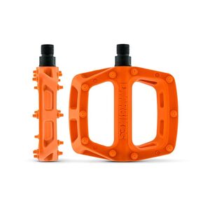 DMR V6 Plastic Pedal - Cro-Mo Axle  Orange  click to zoom image