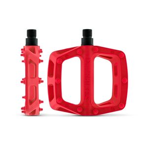 DMR V6 Plastic Pedal - Cro-Mo Axle  Red  click to zoom image