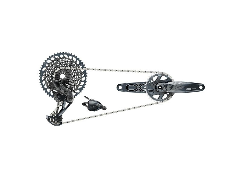 Sram Gx Eagle Dub Groupset (Rear Der, Trigger Shifter With Clamp, Crankset Dub 12s With Dm 32t X-sync Chainring, Chain 126 Links 12s, Cassette Xg-1275 10-52t, Chaingap Gauge) Lunar click to zoom image