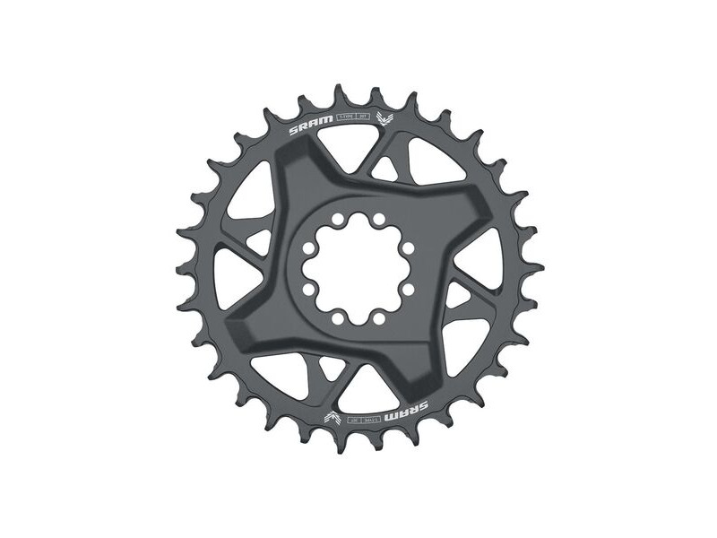 Sram Chain Ring T-type Direct Mount 3mm Offset Eagle (Including 8 Bolts) Dark Polar - Gx D1: Dark Polar Grey click to zoom image