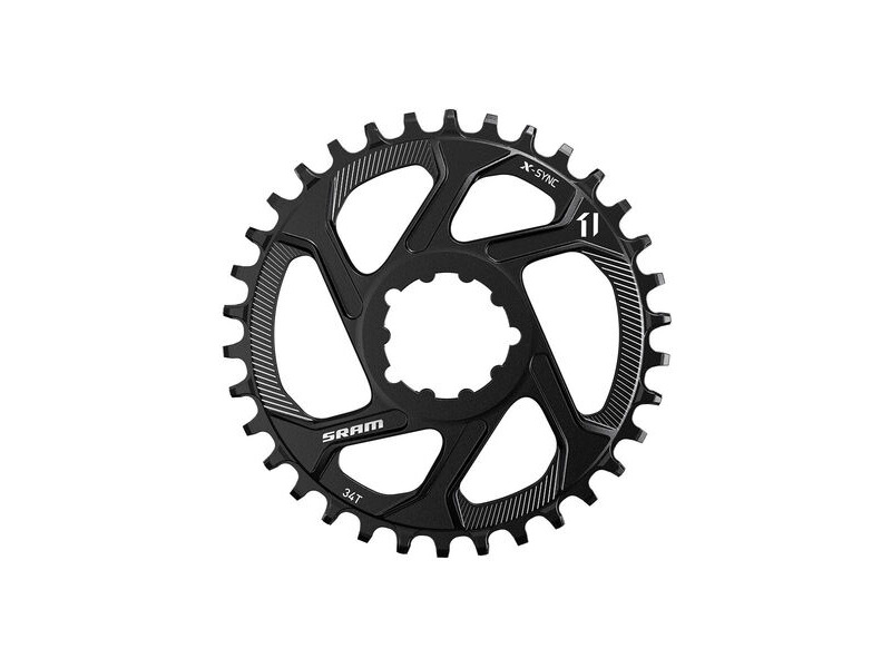 Sram Chain Ring Eagle X-sync 34t Direct Mount 3mm Offset Boost Alum 12 Speed Black 12spd 34t click to zoom image