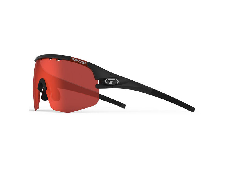 Tifosi Sledge Lite Interchangeable Lens Sunglasses Matte Black/Red click to zoom image