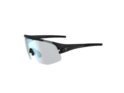 Tifosi Sledge Lite Fototec Single Lens Sunglasses Matte Black Clarion Blue