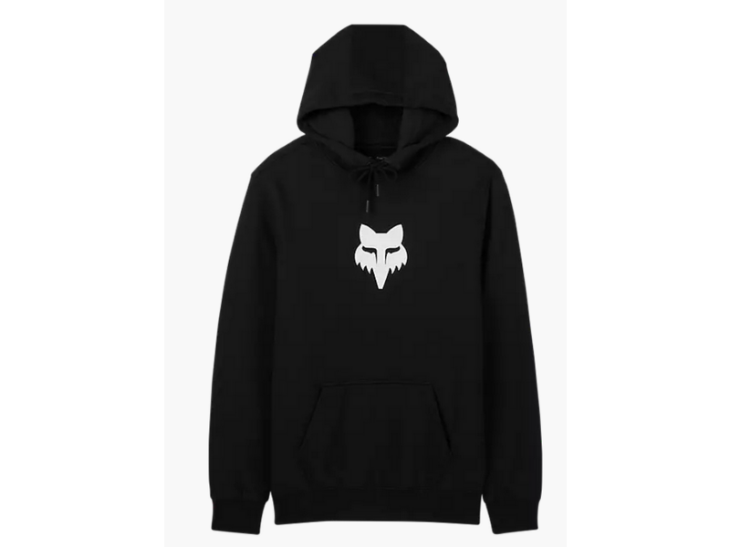 Fox Fox Head Pullover Hoodie Black click to zoom image