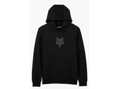 Fox Fox Head Pullover Hoodie Black/ Black