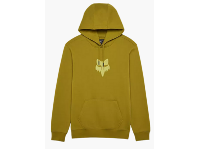 Fox Fox Head Pullover Hoodie Mustard