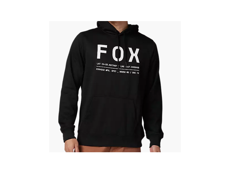 Fox Non Stop Pullover Hoodie Black click to zoom image