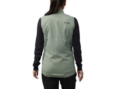 Fox Womens Ranger Wind Vest Moss click to zoom image