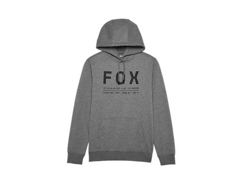 Fox Non Stop fleece hoodie Graphite Grey click to zoom image