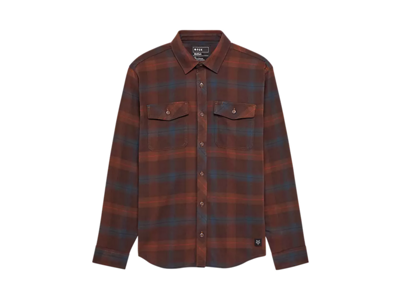 Fox Survivalist Core Flannel Dark Brown click to zoom image