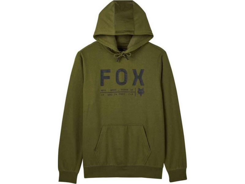 Fox Non Stop Fleece Hoodie Olive click to zoom image