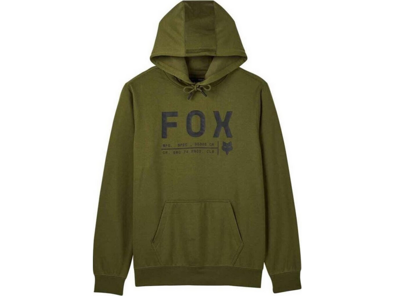 Fox Non Stop Fleece Hoodie Olive click to zoom image