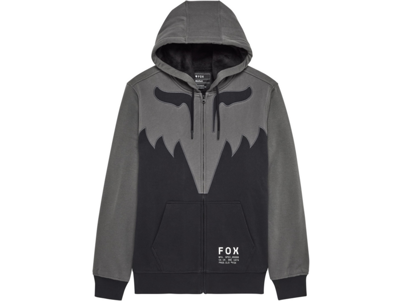Fox Sasquatch Zip Fleece Dark Shadow click to zoom image