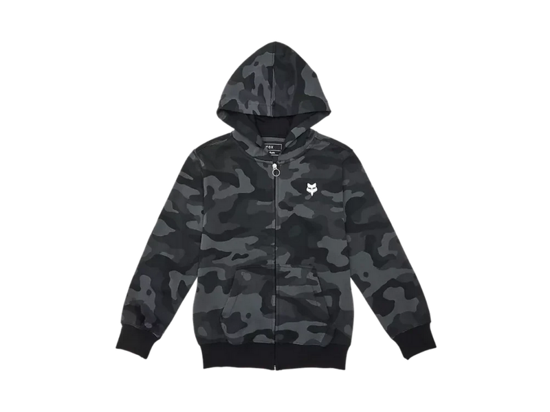 Fox Youth Fox Head Camo Fleece Zip click to zoom image
