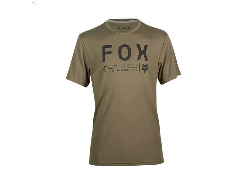 Fox Non Stop SS Tech Tee Olive click to zoom image