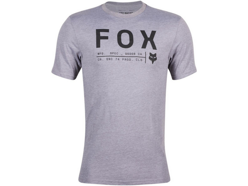 Fox Non Stop SS Tech Tee Graphite Grey click to zoom image