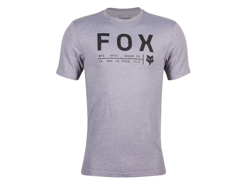 Fox Non Stop SS Tech Tee Graphite Grey click to zoom image