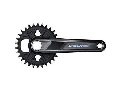Shimano FC-M6120 Deore chainset, 12-speed, 55 mm Boost chainline