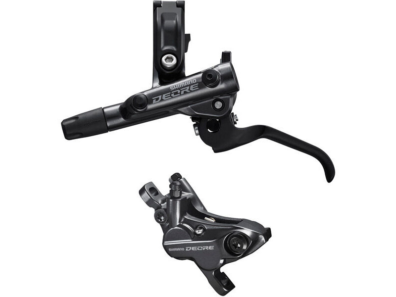 Shimano BR-M6120/BL-M6100 Deore bled brake lever/post mount 4 pot calliper click to zoom image
