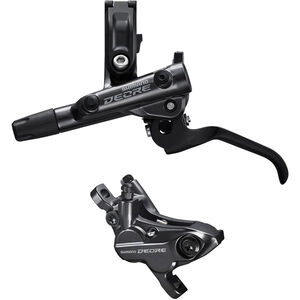 Shimano BR-M6120/BL-M6100 Deore bled brake lever/post mount 4 pot calliper  click to zoom image